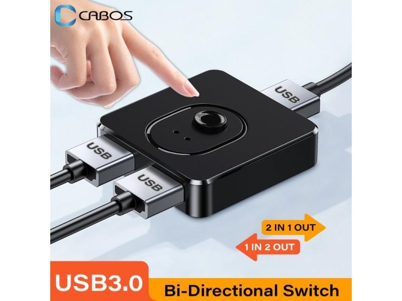 KVM Switch 1x2 2x1 USB 3.0 Hub For Laptop More Carousel 2