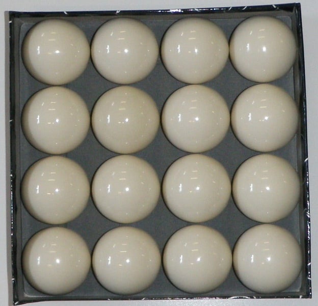 Pool Snooker Billiard Table White Cue Balls BOX 2 & 1/8 inch Carousel 1