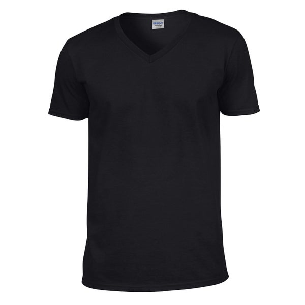 Gildan Unisex Adult Softstyle V Neck T-Shirt Carousel 1