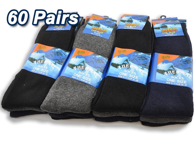 Men's Thermal/Work Socks (60 Pairs) Carousel 1