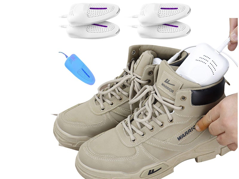 2Pcs Portable USB Electric Boot Dryer Shoe Dryer with Purple Light Sterilization Carousel 1