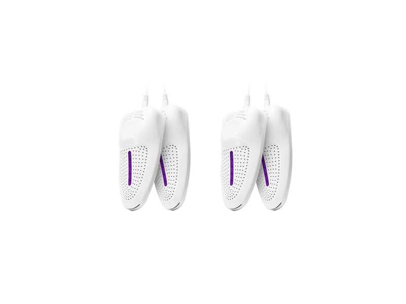 2Pcs Portable USB Electric Boot Dryer Shoe Dryer with Purple Light Sterilization Carousel 2