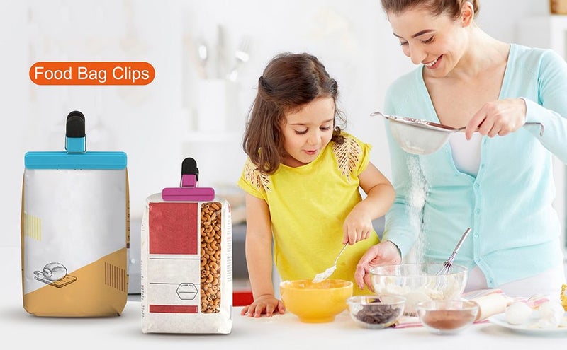 9 Pack Food Sealed Bag Clip Storage Sealer Clamp Carousel 2