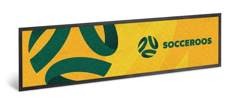 Australian Socceroos Soccer Bar Runner Bar Mat Carousel 1