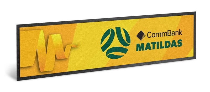Australian Matildas Soccer Bar Runner Bar Mat Carousel 1