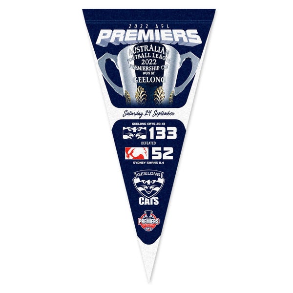 Geelong Cats 2022 Premiers Premiership AFL Pennant Carousel 1