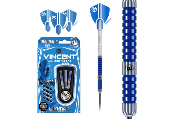 WINMAU Vincent Van Der Voort 90% Tungsten Darts 25 gram Carousel 1
