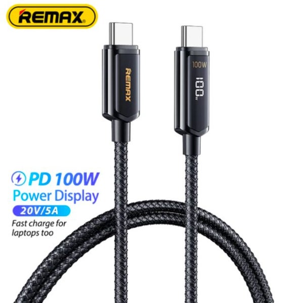 100W USB-C to USB-C Fast Charging Cable with Digital Display for Samsung iPhone64142088574082110