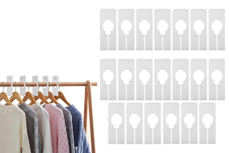 20Pcs Clothing Hanger Separators Reusable Closet Rack Dividers for Sorting Cloth Carousel 1