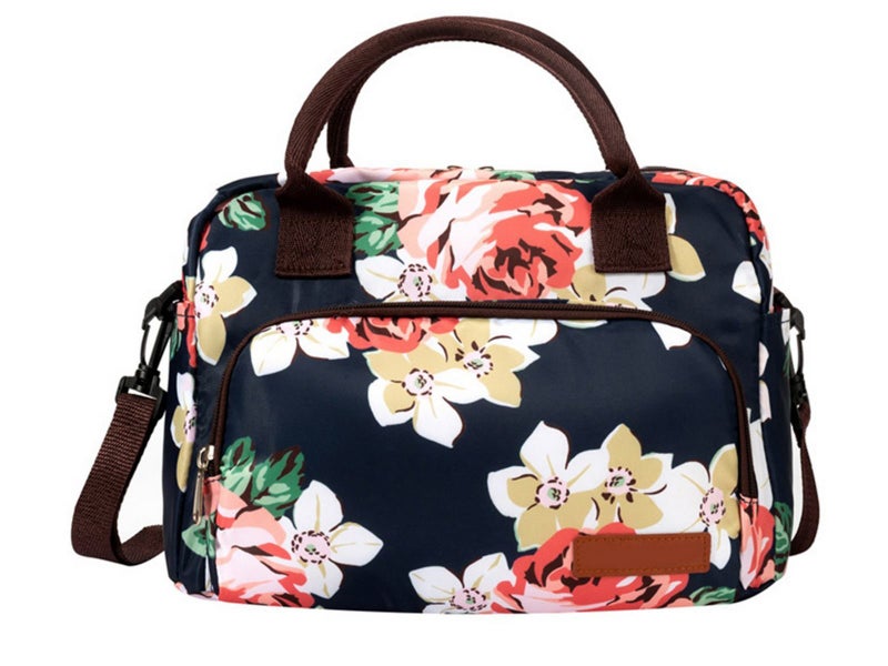 Insulated Lunch Bag Lunch Box Freezable Tote Bag Crossbody Bag Style 5 Carousel 1