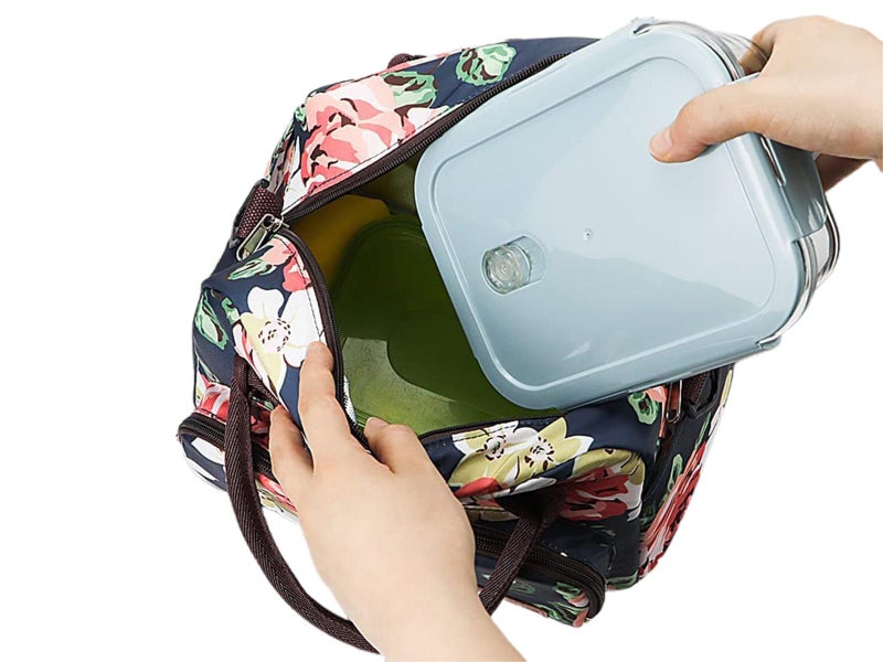 Insulated Lunch Bag Lunch Box Freezable Tote Bag Crossbody Bag Style 5 Carousel 2