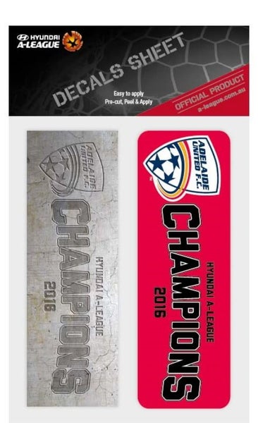 Adelaide United A-League 4WD Car Bike Bumper Sticker Carousel 1