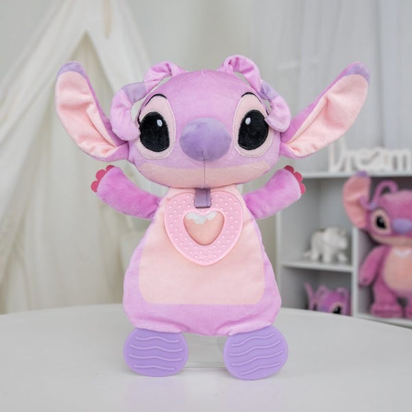 Disney Baby - Stitch Angel, Teether Blanket, Pink, 26cm H, Birth+ Carousel 3
