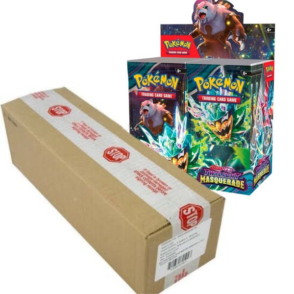 Pokemon TCG - TWILIGHT MASQUERADE Booster Box CASE - BRAND NEW & FACTORY SEALED Carousel 1