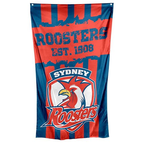 Sydney Roosters NRL Cape Wall Flag Banner Carousel 1