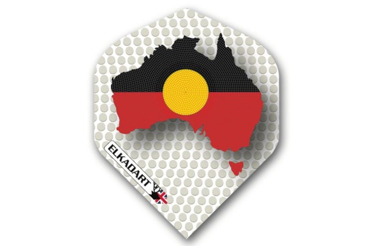 ELKADART Dart Flights Set of 3 Indigenous Flag Carousel 1