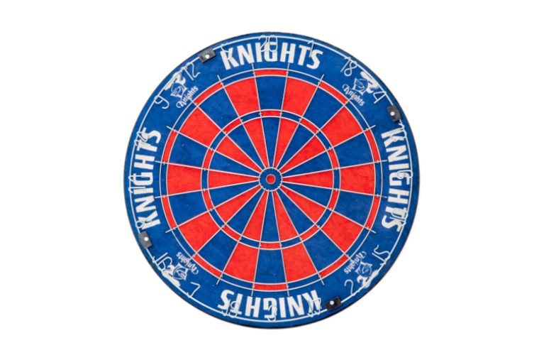 Newcastle Knights NRL Dart Board and Surround Set Carousel 1