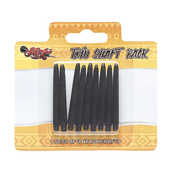 SHOT DARTS Trio 3 Sets of Dart Shafts Stems Value Pack Carousel 1