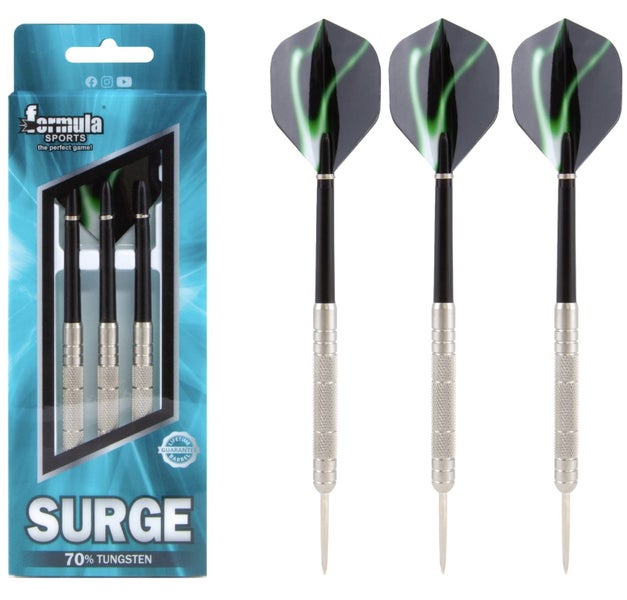 Formula Sports Surge Knurled Barrel 70% Tungsten Dart Board Darts Carousel 1