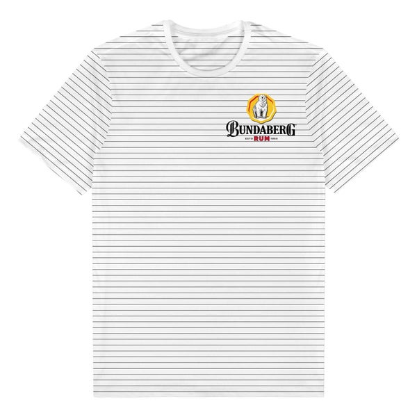 Bundaberg Rum Bundy Bear Striped Tee T-Shirt Carousel 1