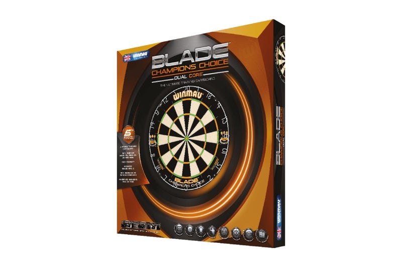 WINMAU Champions Choice Dual Core Blade Training Dart Board Improved Accuracy Carousel 1