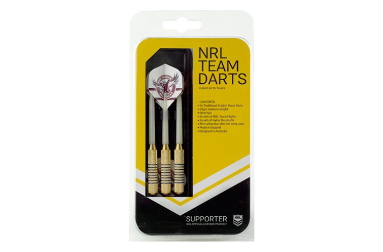 Manly Warringah Sea Eagles NRL Team Darts Set Carousel 1