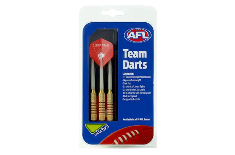 Sydney Swans AFL Aussie Rules Football Team Darts Set Carousel 1