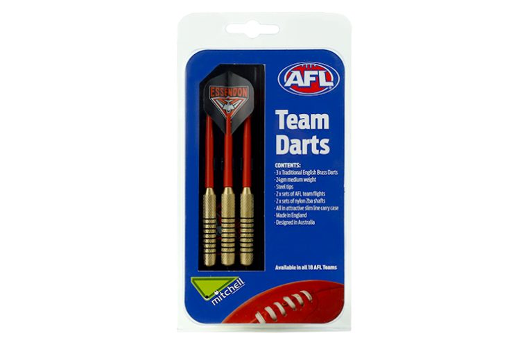 Essendon Bombers AFL Aussie Rules Football Team Darts Set Carousel 1