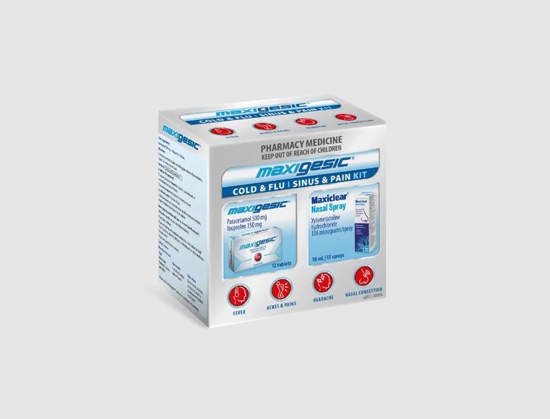 Maxigesic Cold & Flu Sinus & Pain Kit Kit Carousel 1