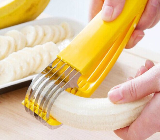 Salad Easy Cut Gherkin Cucumber Split Cutter Banana Slicer Kitchen Tool Carousel 2