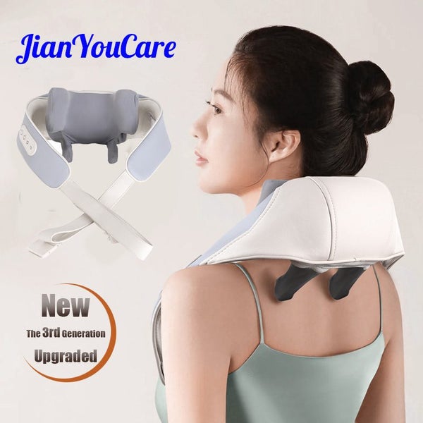 JianYouCare electrical neck shoulder body massager Heated Kneading Carousel 2