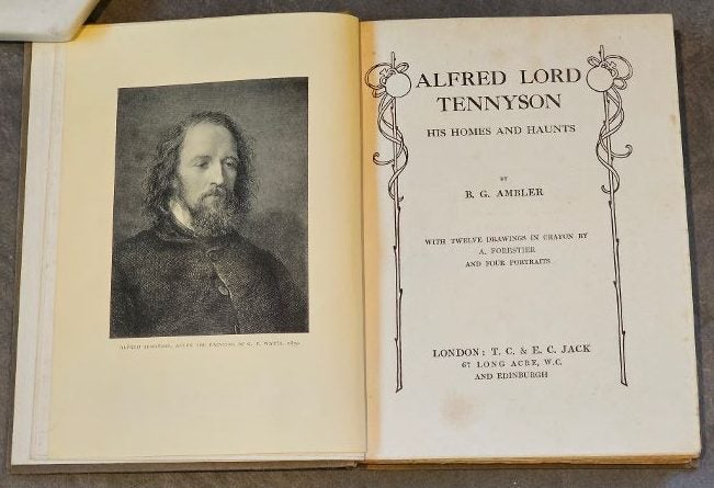 Circa. 1911 Pilgrim Books Alfred Lord Tennyson His Homes and Haunts. Hardback. Carousel 2