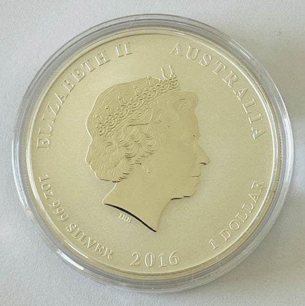 2016 Perth Mint Colored Monkey king 1oz BU Carousel 2