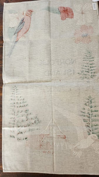~" Norfolk Island St Barnabas Chapel Cotton / Linen Blend Vintage Tea Towel "~ Carousel 13