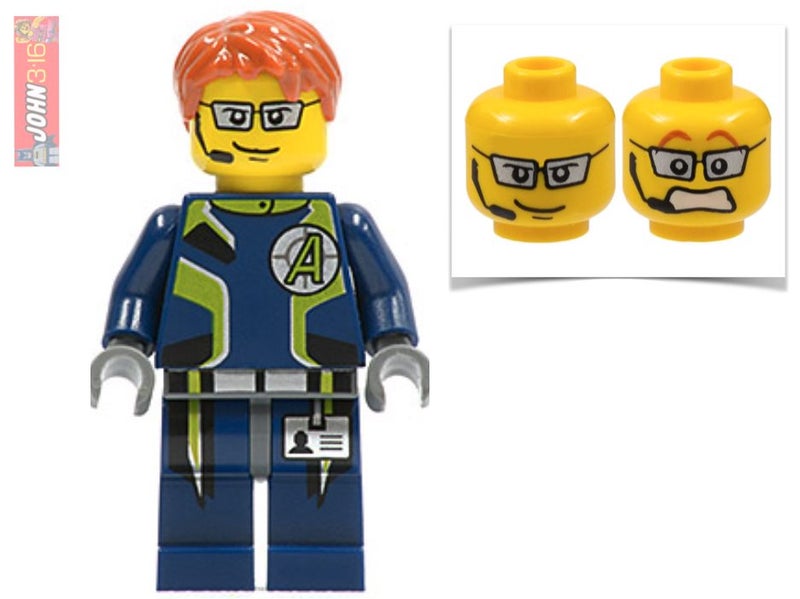 AWESOME 2008 LEGO AGENTS MINIFIGURE - AGENT FUSE Carousel 1
