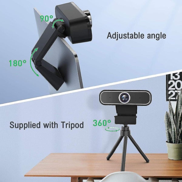 1080p Desktop Webcam With Microphone, Webcam, Computer Camera, Usb Streaming Web Carousel 5