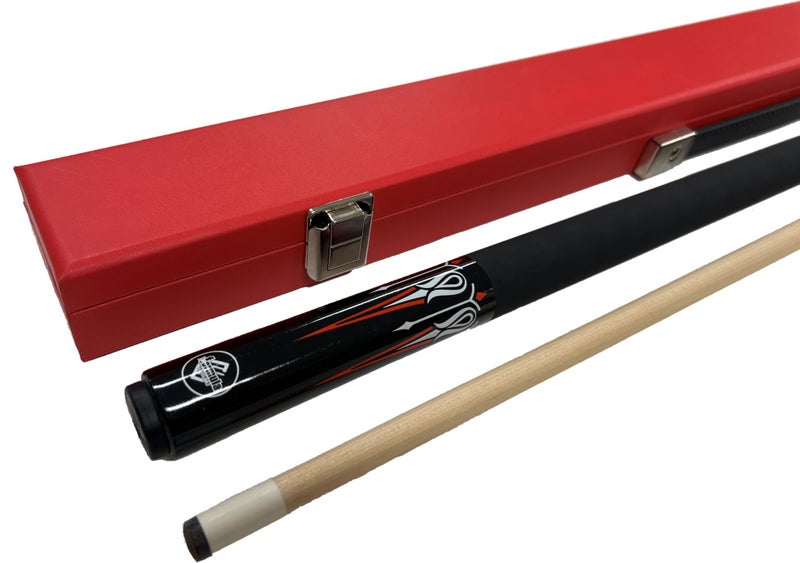 Formula Sports Maple 9 Ball RED Timber Pool Snooker Billiard Cue and Red Case... Carousel 1