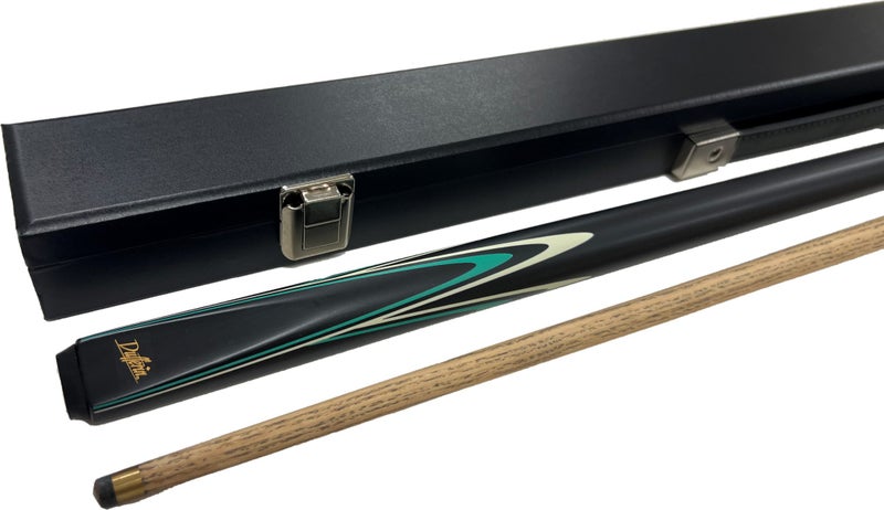 Dufferin HCY Ash Green and White Pool Snooker Billiard Cue and Case Set Carousel 1
