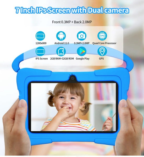 Kids Android tablet 17.78 Cm Tablet For Kids 32GB ROM 2GB RAM Android Carousel 1