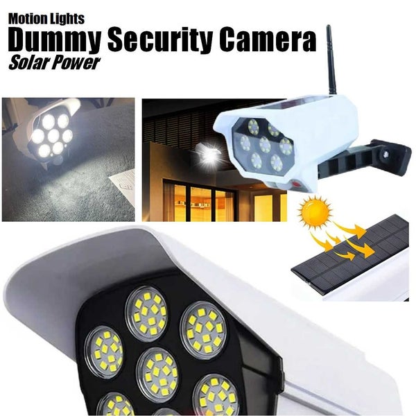 Brand New Solar powered Security CCTV Dummy Camera Outdoor lights *Clearance* Carousel 1