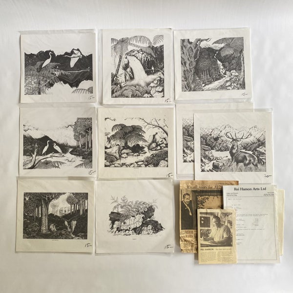 9 x Rei Hamon Prints + Invoice/News Articles. FREE SHIPPING! Carousel 1