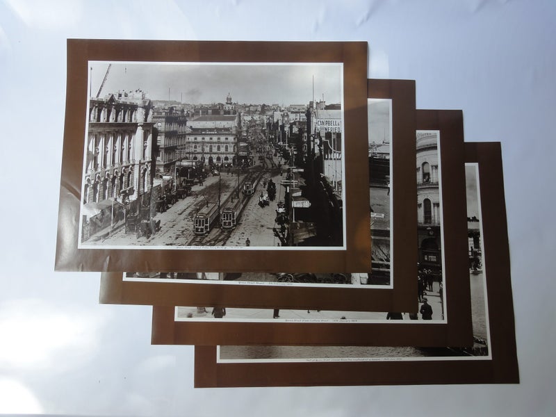 4 x Vintage Photographic Prints of 1904-1925 Auckland. FREE SHIPPING! Carousel 1