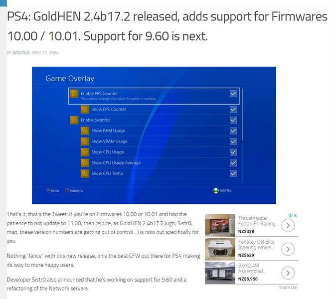 JAILBREAKABLE | PlayStation 4 Slim 500GB | Firmware 10.01 (GoldHEN Compatible) Carousel 2