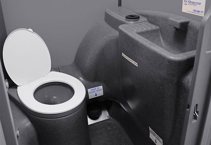 Billabong Portable Toilet - Fresh Water Flush Carousel 2