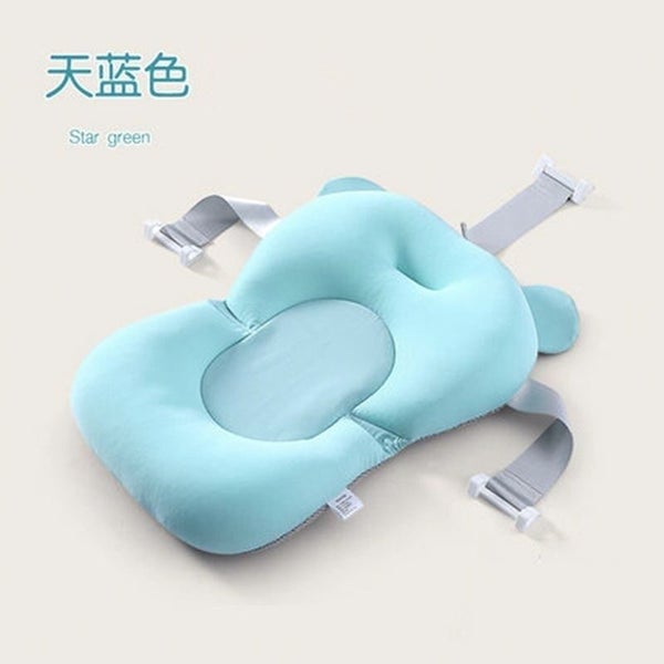 Newborn Adjustable Bathtub Pillow Seat Cushion Cross-shaped Anti-slip Carousel 1