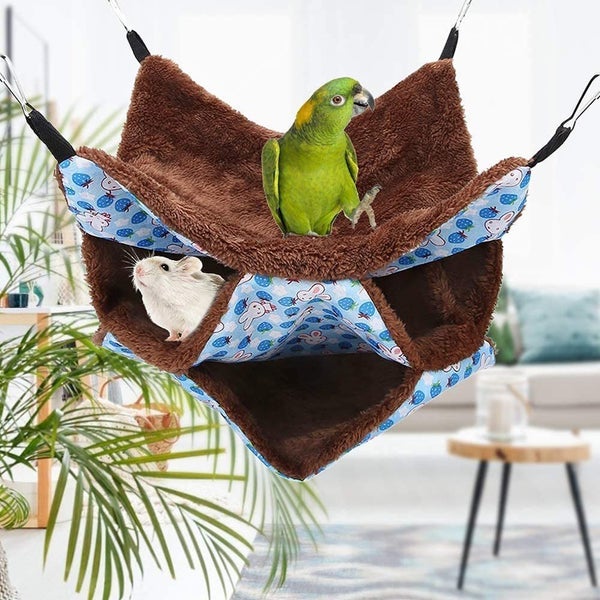 CozyNest Double-Layer Small Pet Hammock Carousel 1