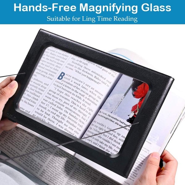 2.5X Full Page Magnifying Glass Reading Magnifier Carousel 2