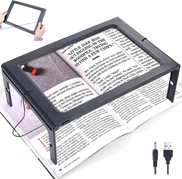 Large LED A4 Page Magnifier Clearance Sale Carousel 1