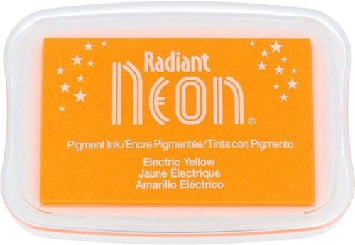 TSUKINEKO Radiant Neon Ink Pad Electric Yellow Carousel 1