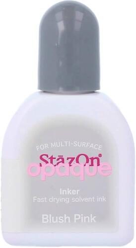 TSUKINEKO StazOn Opaque Solvent Refill 15Ml Blush Pink Carousel 1